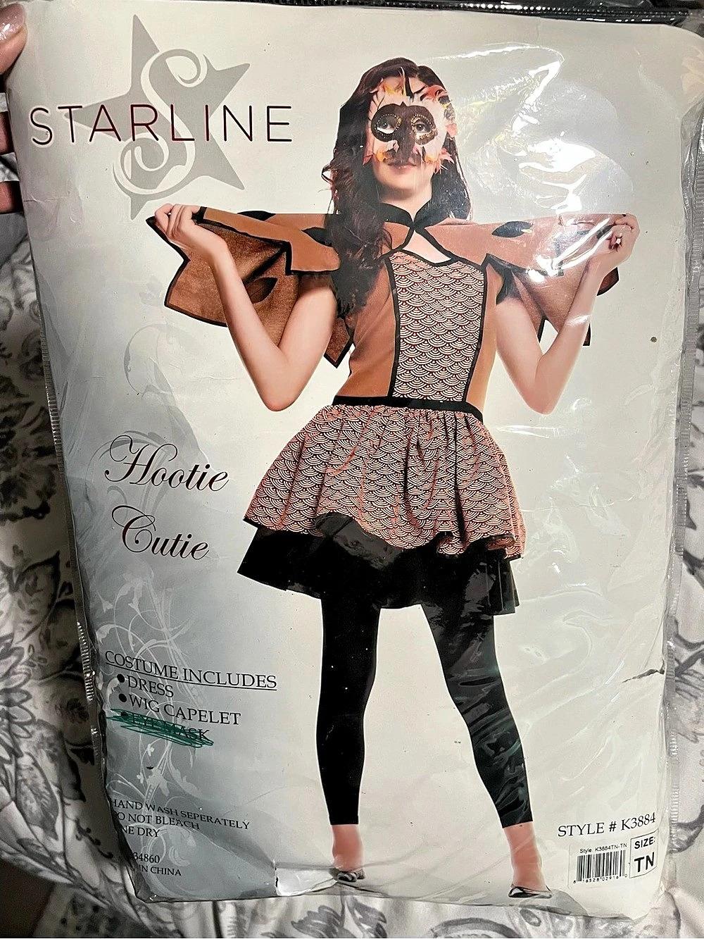 Starline Hootie Cutie Halloween Costume Teen Brown & Black